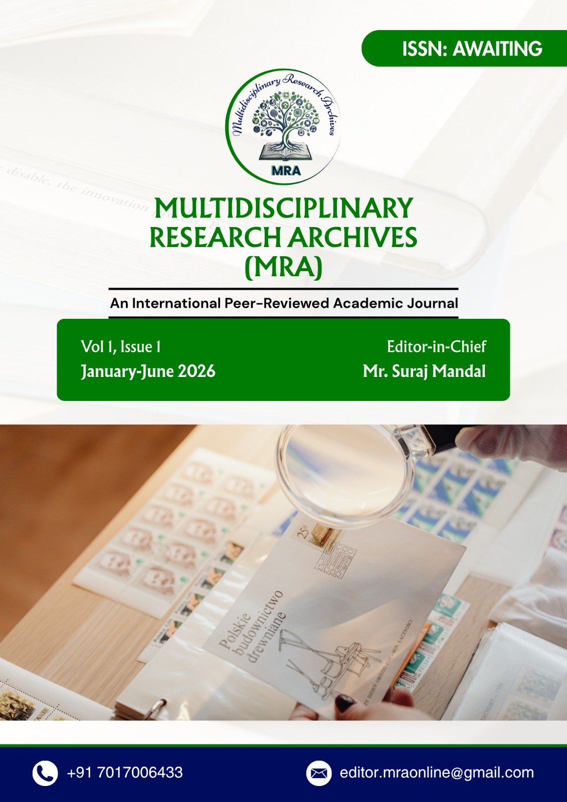 					View MRA: Vol 1, Issue 1, January-June 2026
				
